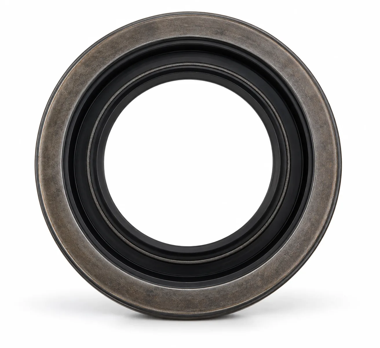 Image 2: AI-generated representative R-drive wheel seal, straight front view; not the actual used item.