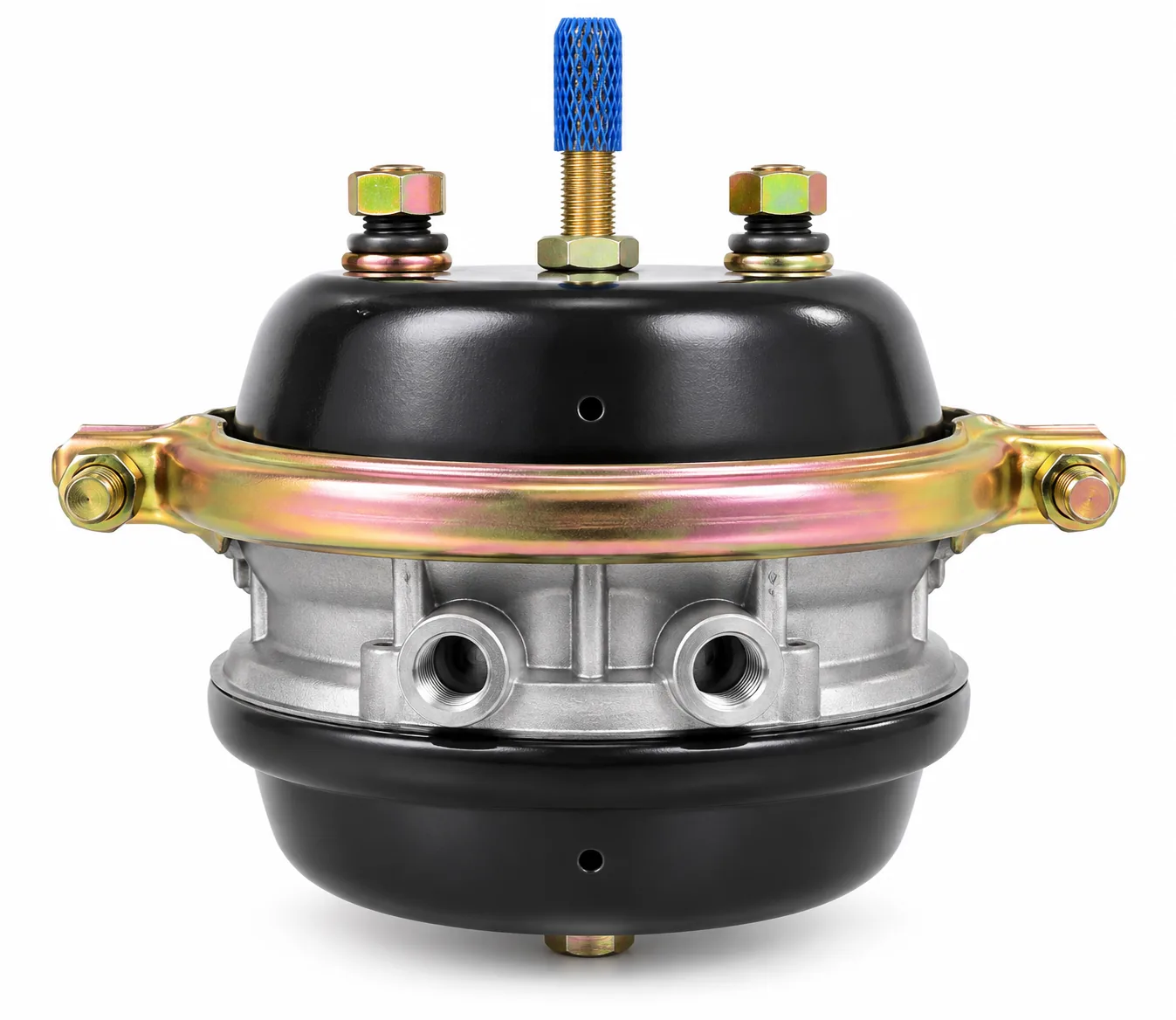 Image 3: AI-generated representative front view of a generic 30/30 LS brake chamber; not the actual used part.